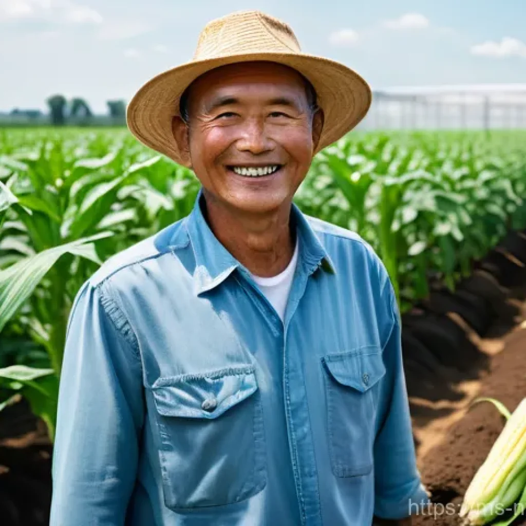 농업 분야 생명공학의 최신 동향 - **Prompt:** A wide, bright shot of a modern, expansive field or a large, high-tech greenhouse filled...